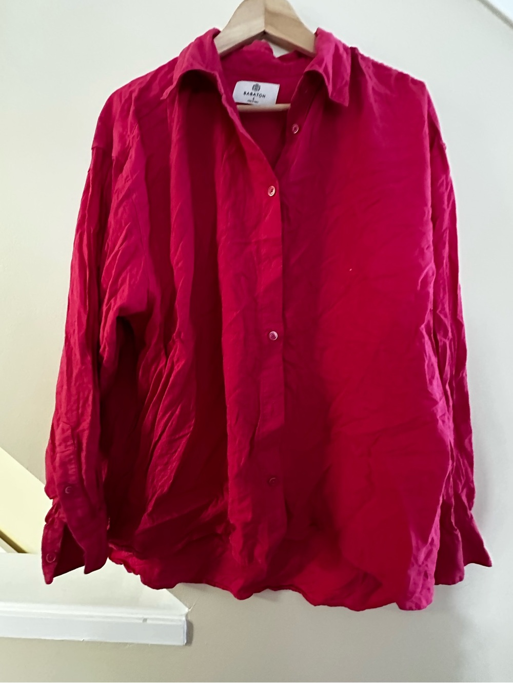 Babaton Essential Linen Oversized Shirt